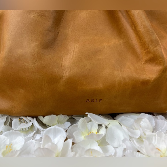 ABLE brand genuine leather bag Able Tan Leather - Picture 3 of 11